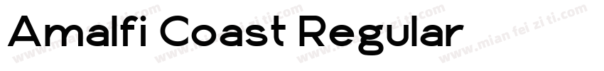 Amalfi Coast Regular字体转换